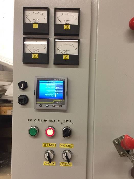 1500c Muffle Furnace Control Panel