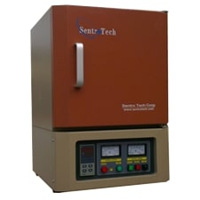 Picture of the front of a Sentro Tech Muffle Box Furnace