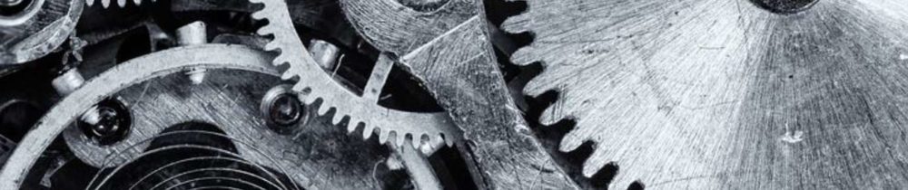 Metal gears of a machine